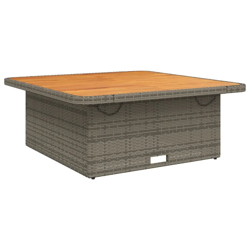Set Divano da Giardino 2 pz con Cuscini Grigio in Polyrattan 3262084