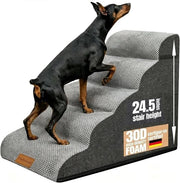 Trappola per cani 62 cm Alta - Antiscivolo - 5 gradini - Trappola in gomma schiuma - Adatta per cani piccoli/grandi - Comoda e artroso-frendly