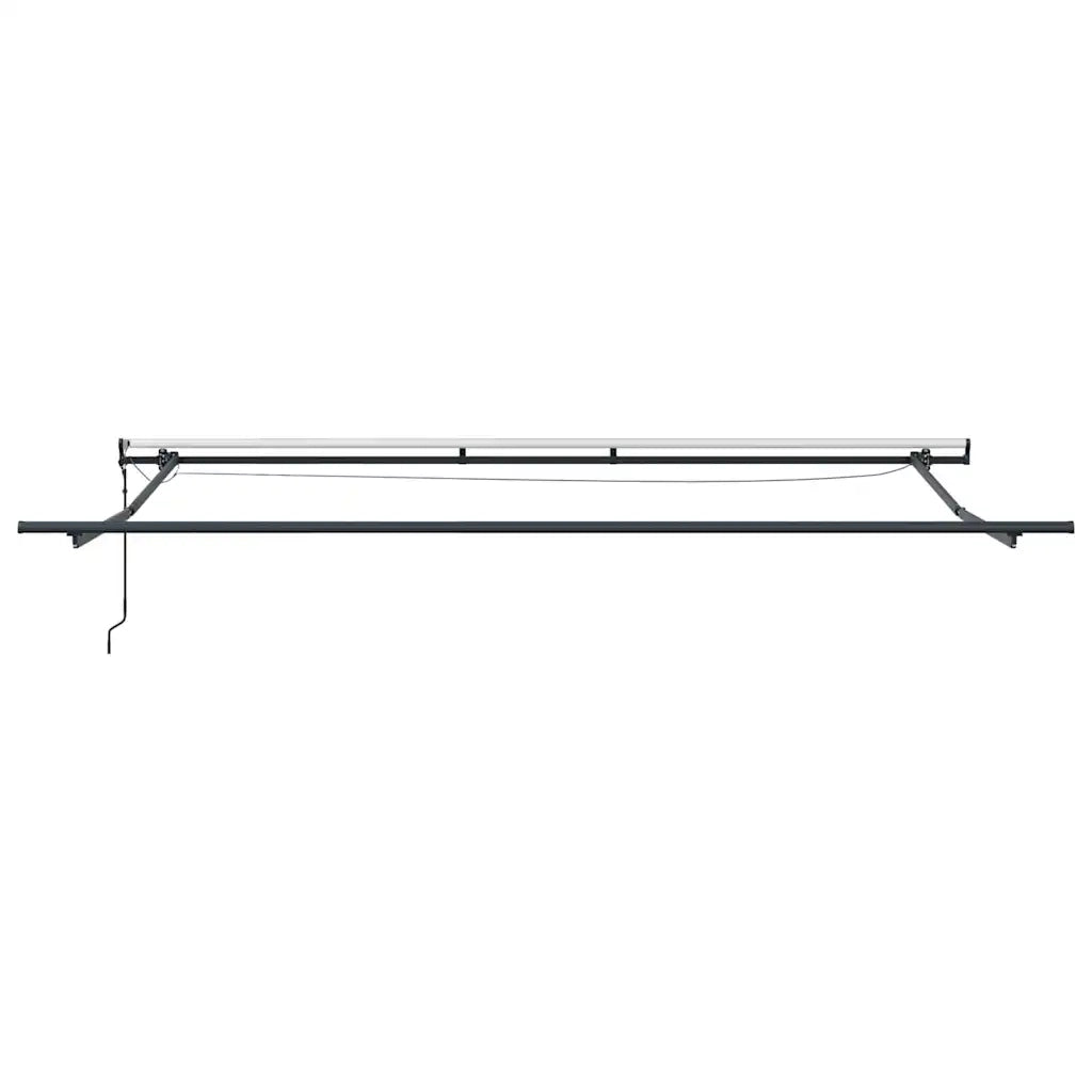 Tenda da Sole con Antracite 4 × 3 m Metallo 313261