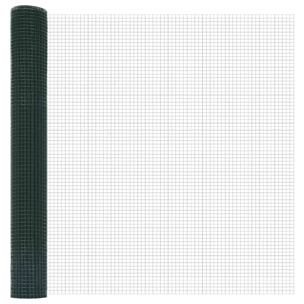Recinzione da Giardino | Recinzione in rete saldata con punte Acciaio e PVC Verde Rete
