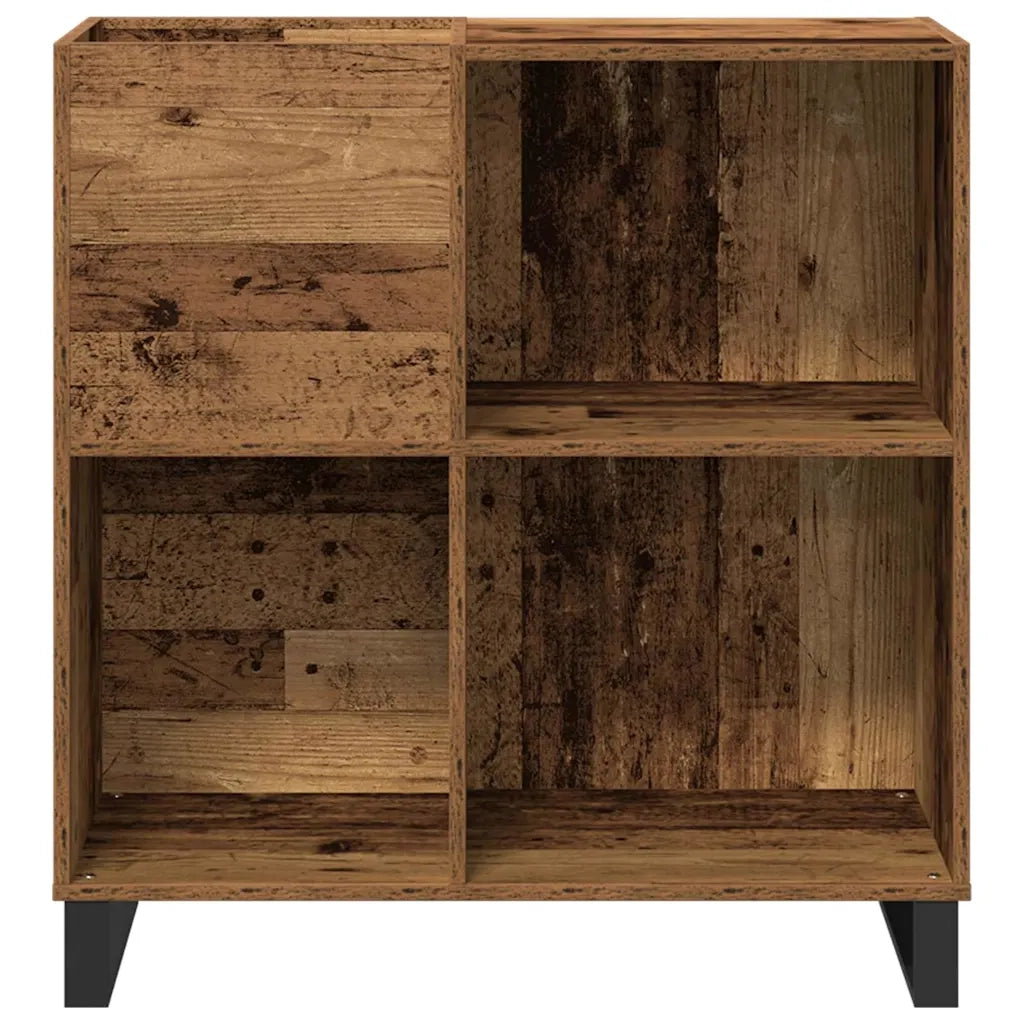 Mobile porta vinili Legno vecchio 84,5 x 38 x 89 cm 862914