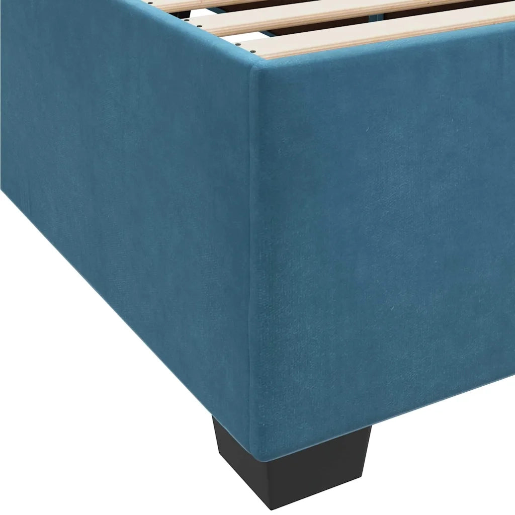 Struttura del letto Blu Scuro 200 x 200 cm Tessuto 3399312