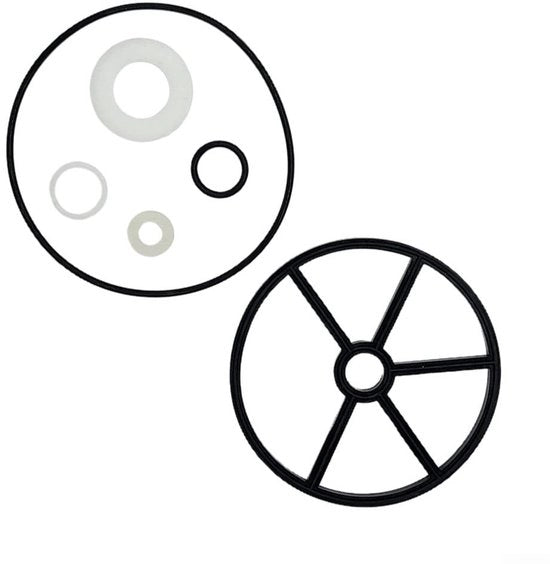 Set di sostituzione per valvola filtro - Materiale di alta qualità - Incluso anello O - Duraturo e pratico - Adatto per Hayward - Eliminazione delle sanglekken - Set di valvola filtro