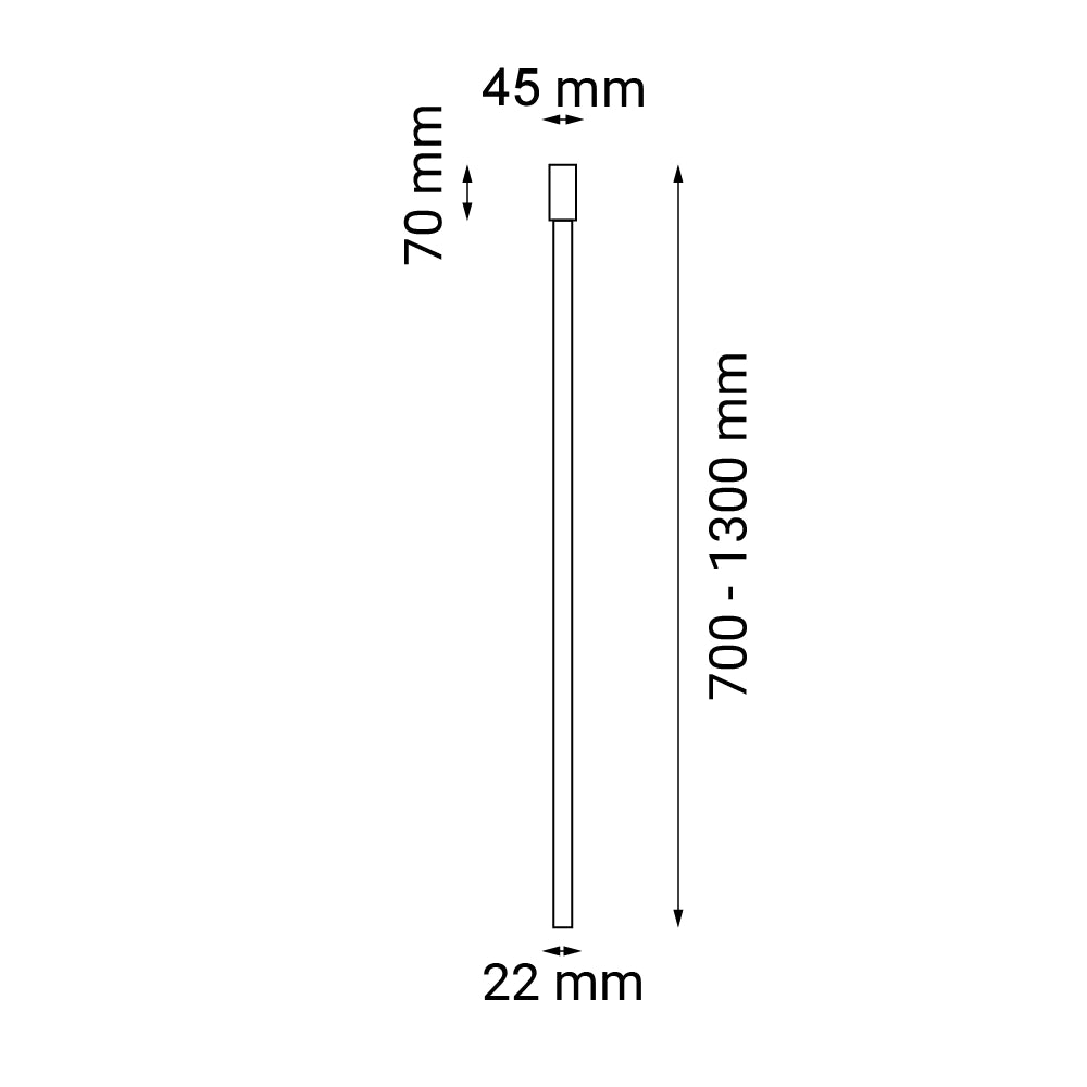 Spot soffitto ottone rotondo 90cm G9 2,5W ALHA Dohar
