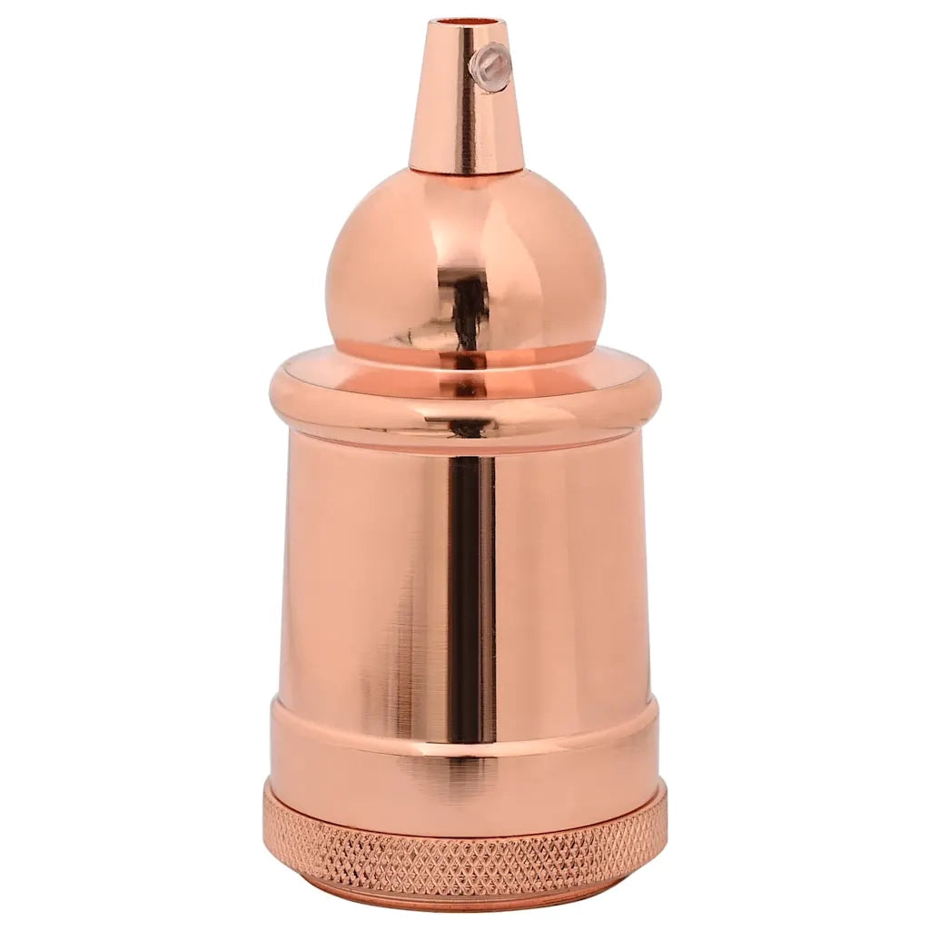 Portalampada 2 pz Oro Rosa E27