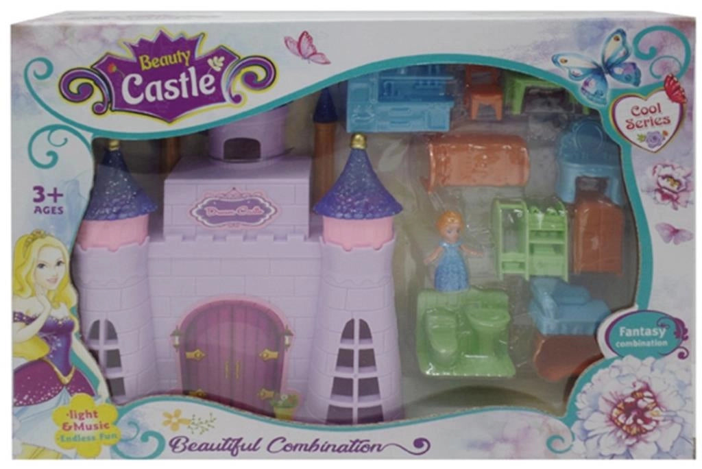 Castello Principesco Giocattolo Beauty Castle con Accessori e Luci