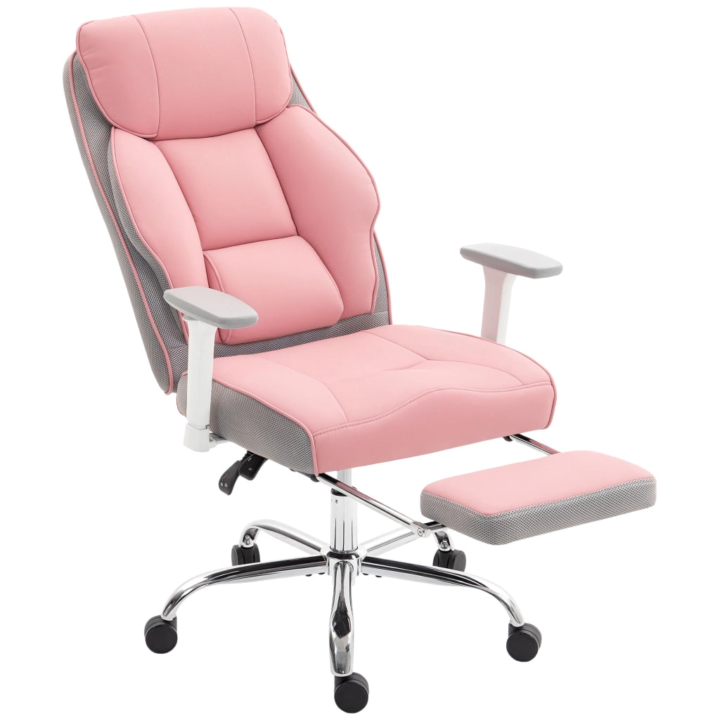 Sedia da Ufficio Ergonomica con Braccioli ¨C Zephmum ¨C Rosa