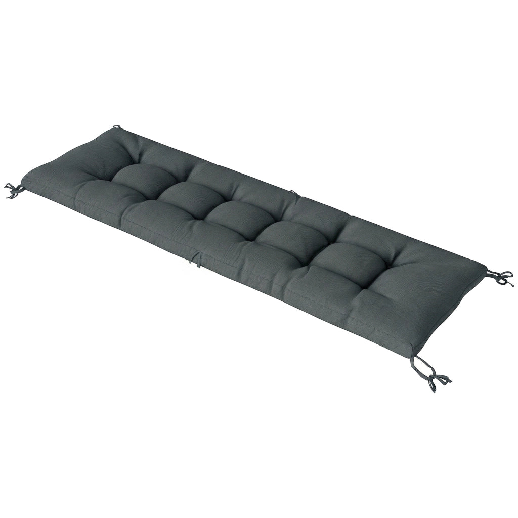 Cuscino per Pallet Amovibile ¨C Minimal ¨C Grigio Scuro 198x65x13cm