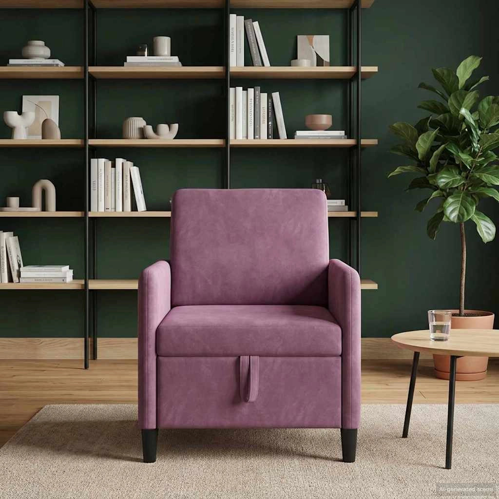 Divano con Storage Viola 72 x 78 x 87 cm Poliestere 42036890
