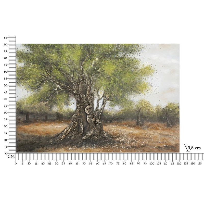 Dipinto Su Tela Olivo -c- cm 120x3,8x80