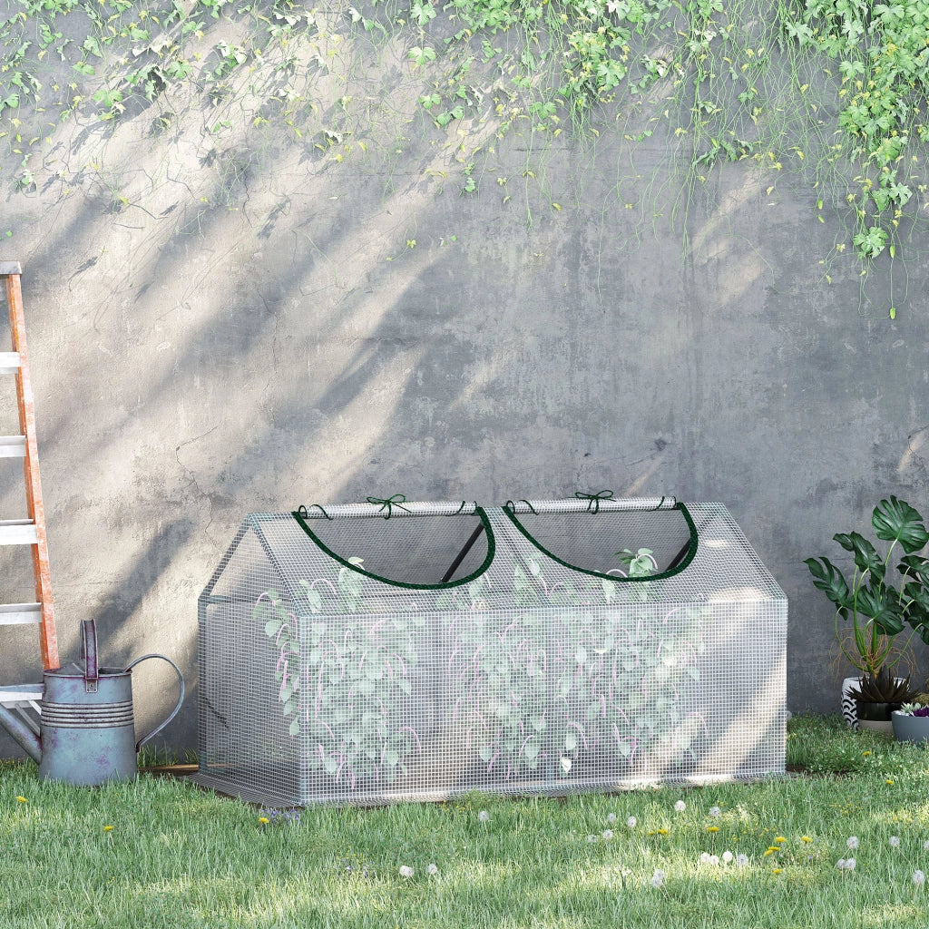 Serra da giardino in acciaio ¨C Minimal ¨C 120x60x60cm bianco