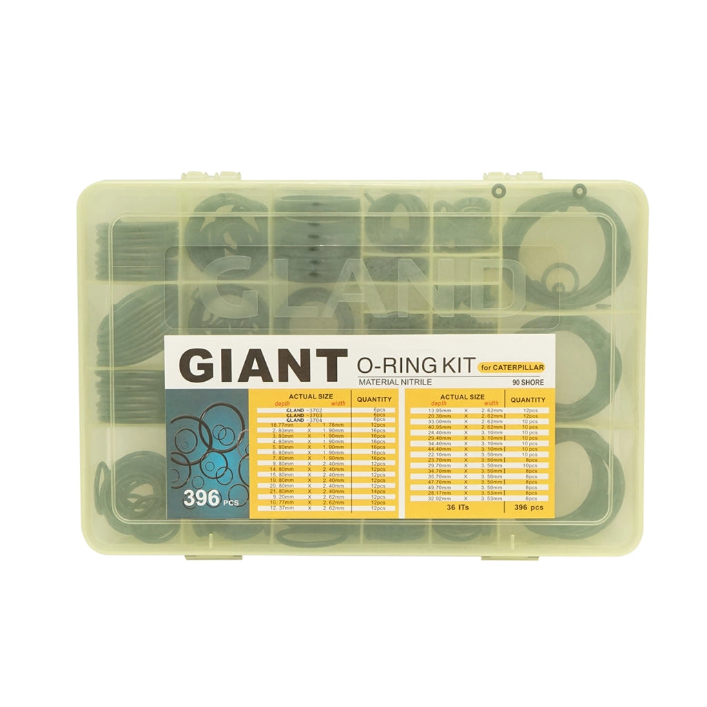 Kit O-ring Caterpillar in NBR 90 Shore 396 pezzi