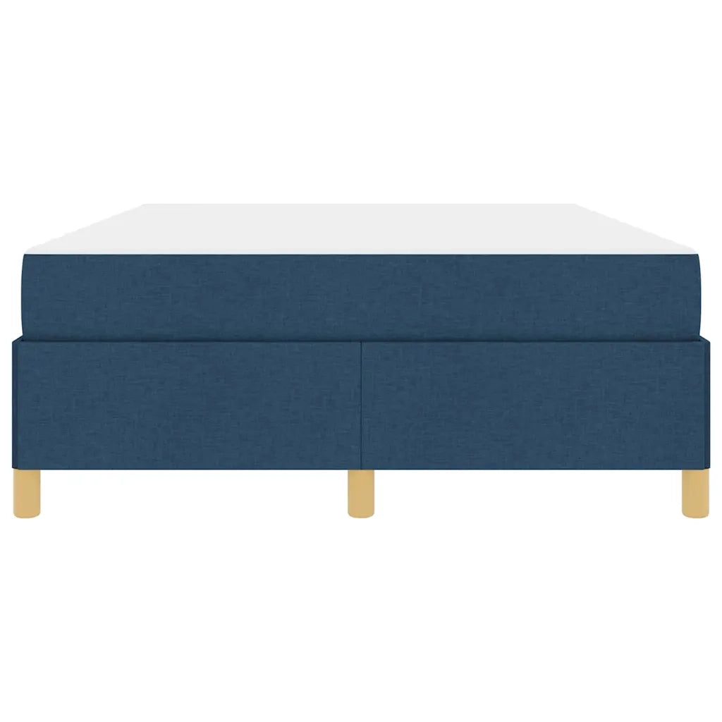 Struttura del letto con materasso Blu 140 x 200 cm Tessuto 3398947