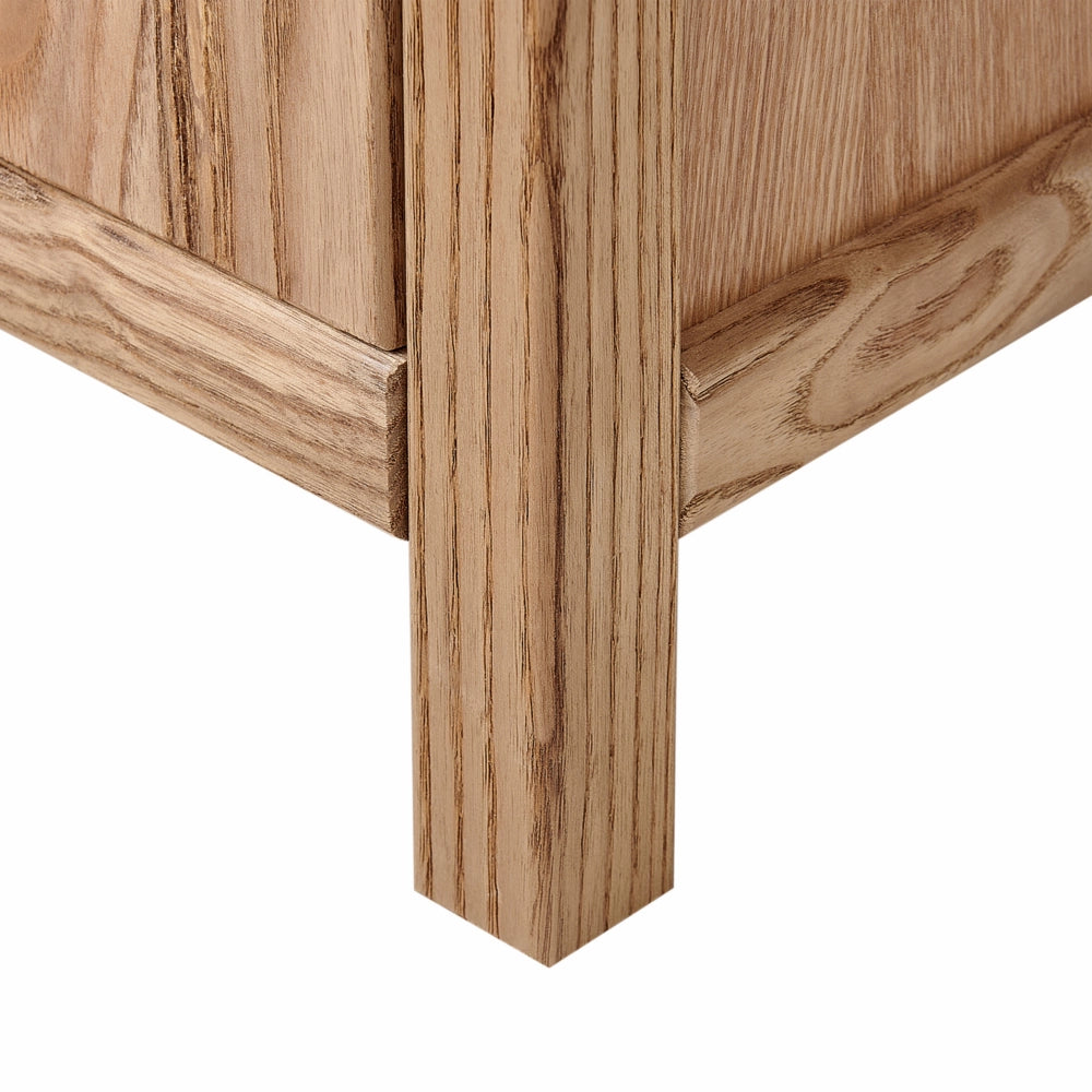 Cassettiera rustica a 5 ripiani in legno chiaro stile rustico