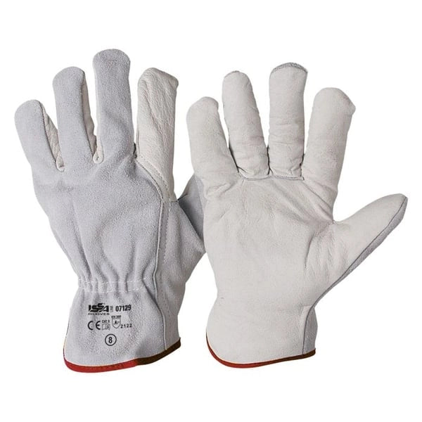 GUANTO FIORE BOVINO/CROSTA Tg. 8 - 12 paia