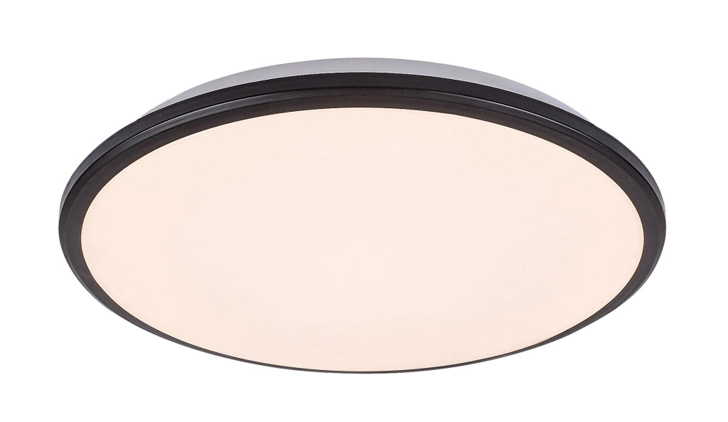 Plafoniera LED Rabalux Engon rotonda nera 48cm 45W