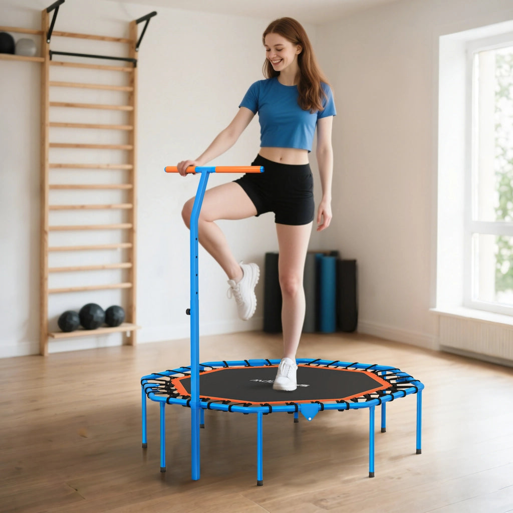 Trampolino Fitness ¨C Minimal ¨C Blu, Acciaio