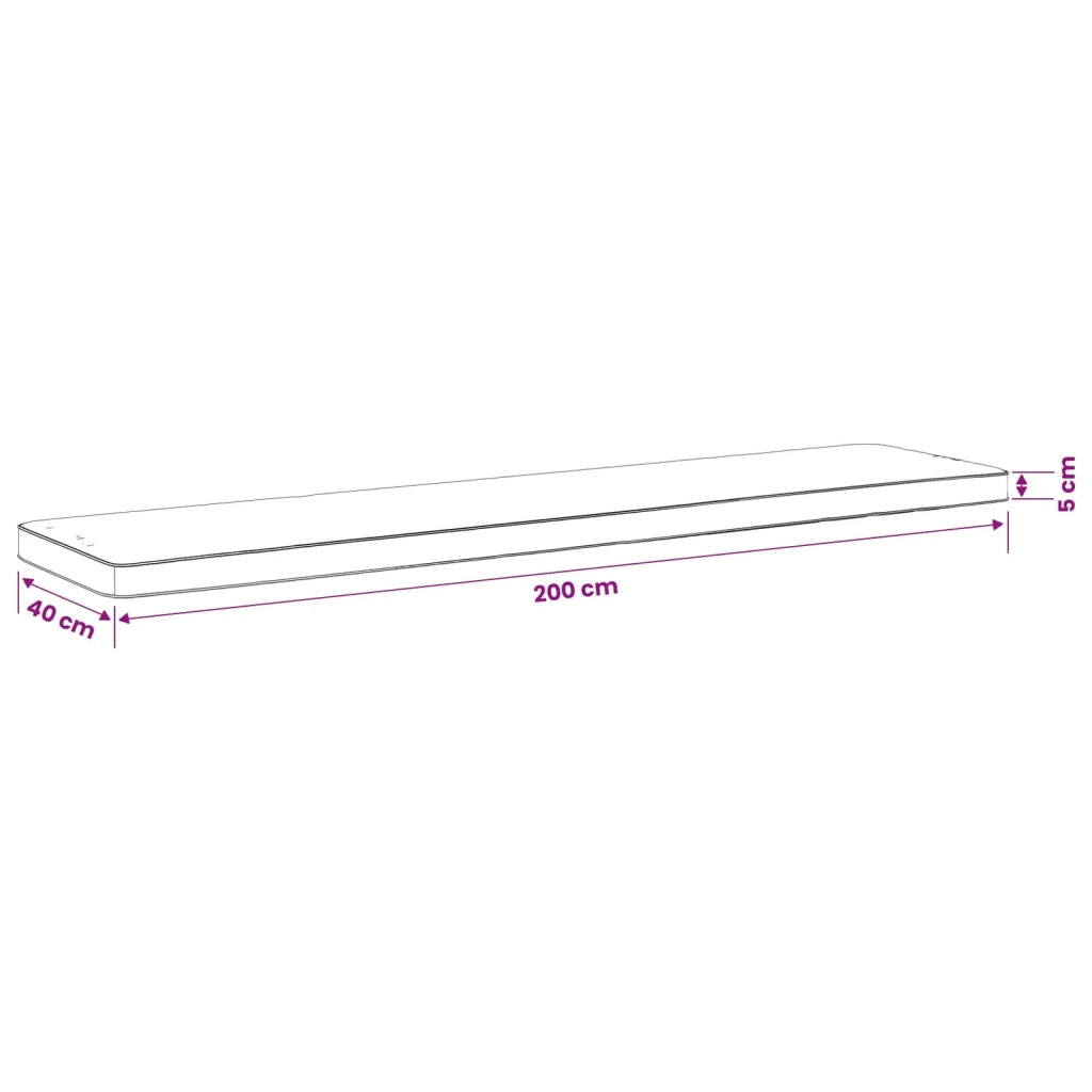 Cuscino per Panchina a 1 Pezzo VUGHT 100% Poliestere 951574