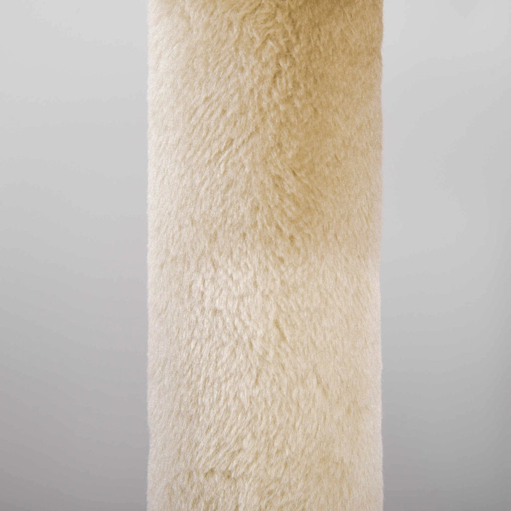 Albero Tiragraffi per Gatti con Cuccia e Piattaforma ¨C Minimal ¨C 104 cm Bianco