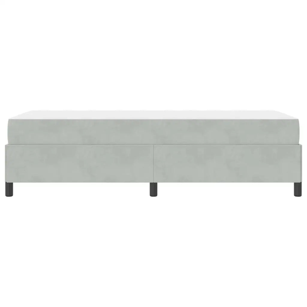 Struttura del letto-Giroletto Grigio chiaro 90 x 200 cm Tessuto 461926