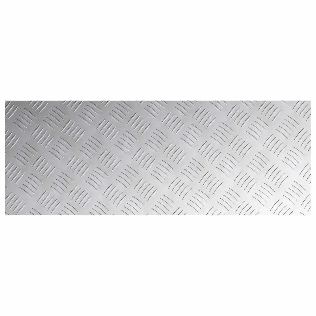 Gradini per Scale 2 pz | Tappetini per scale autoadesivi Argento 80 x 30 cm Alluminio