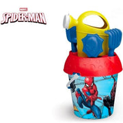 Trade Shop - Secchiello Da Mare Spiderman Gioco Da Spiaggia Per Bambini Con Diversi Accessori -