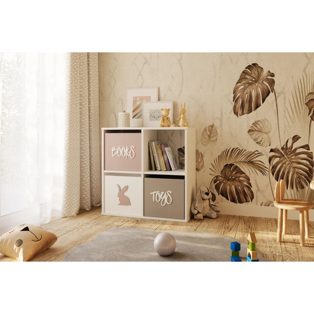 Libreria a Cubi Loni 2x2 Bianca