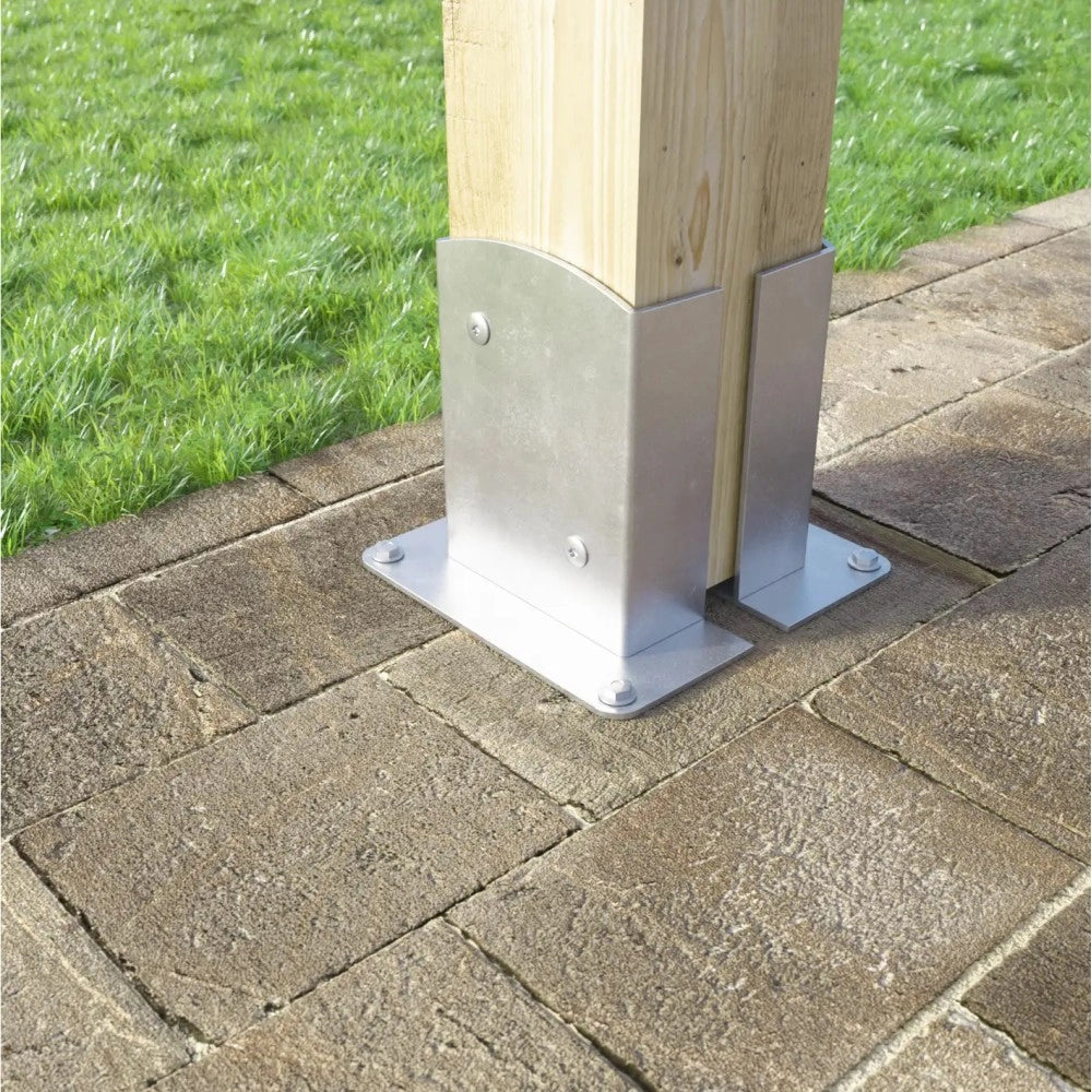 Portapilastro pesante 57x161x174x200mm - 2pz