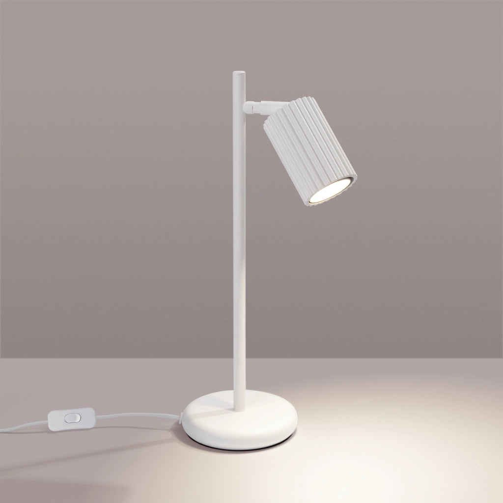 Lampada da tavolo KARBON bianco