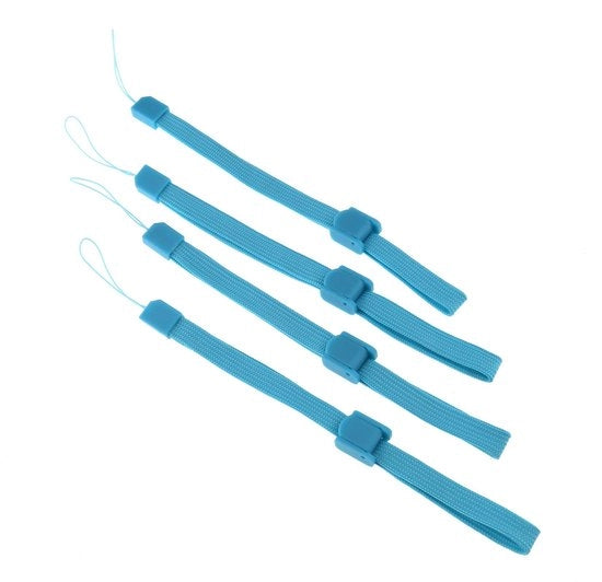 Cinturino di nylon versatile compatibile con Wii - Set da 4 pezzi - Blu
