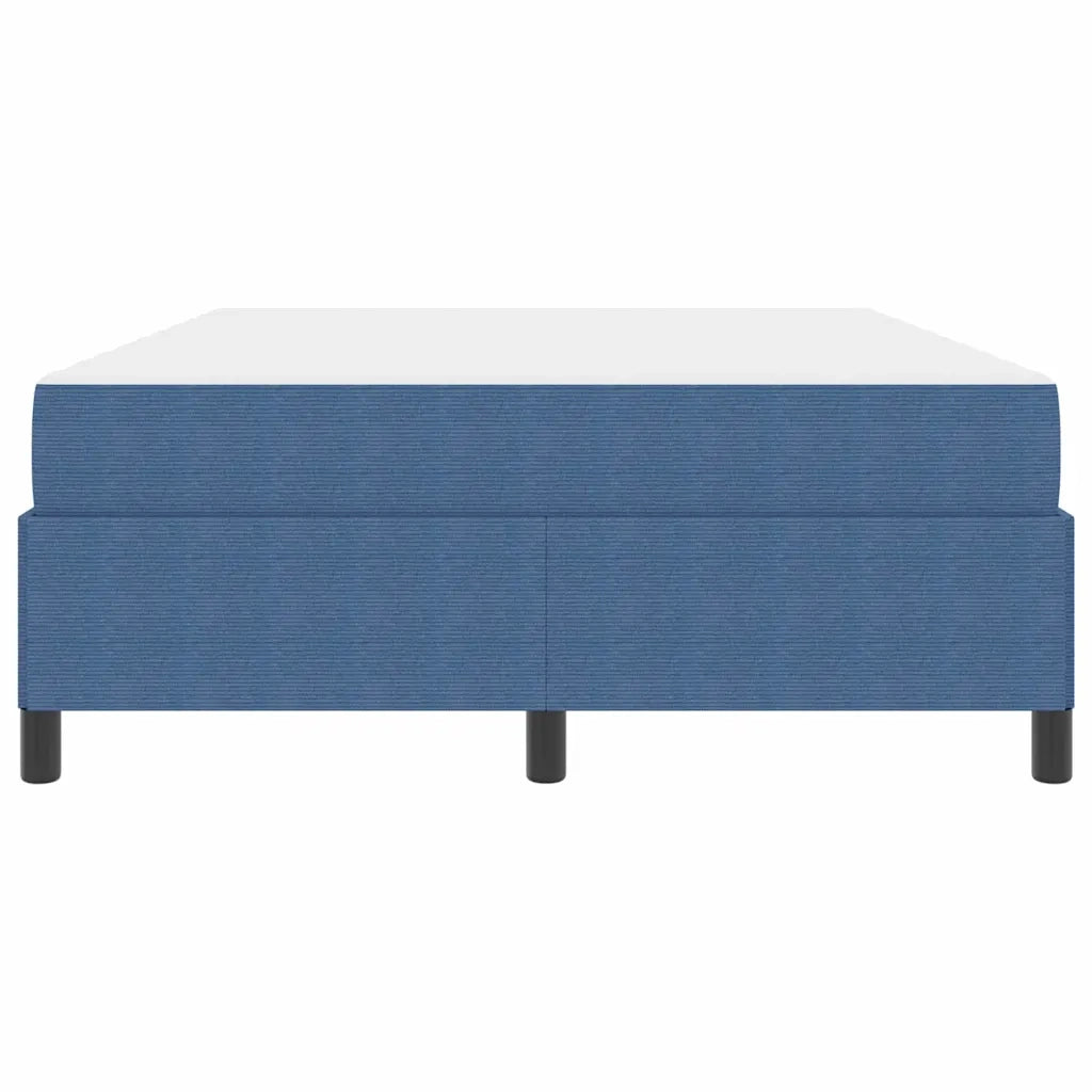 Struttura del letto con materasso Blu 160 x 200 cm Tessuto 3399133