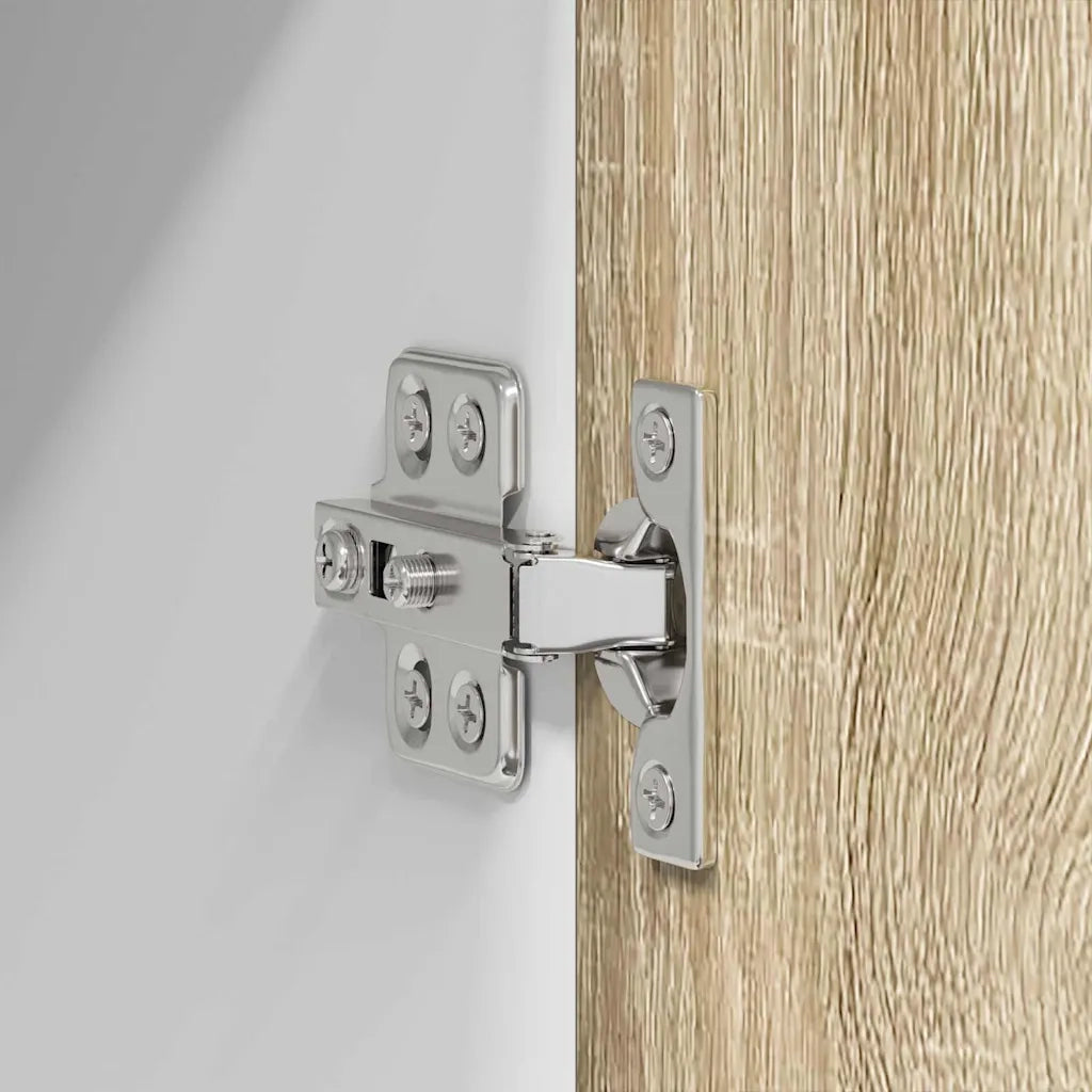 Armadio pensile 2 pcs Quercia Sonoma e Bianca 50 x 31 x 40 cm 884151