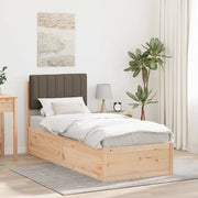 Letto con Testiera Rivestita Talpa 75 x 190 cm Pino massello 877812