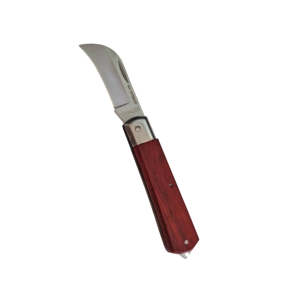 COLTELLO DA INNESTO PIEGHEVOLE DA GIARDINO COLTELLO DA POTATURA LAMA IN ACCIAIO
