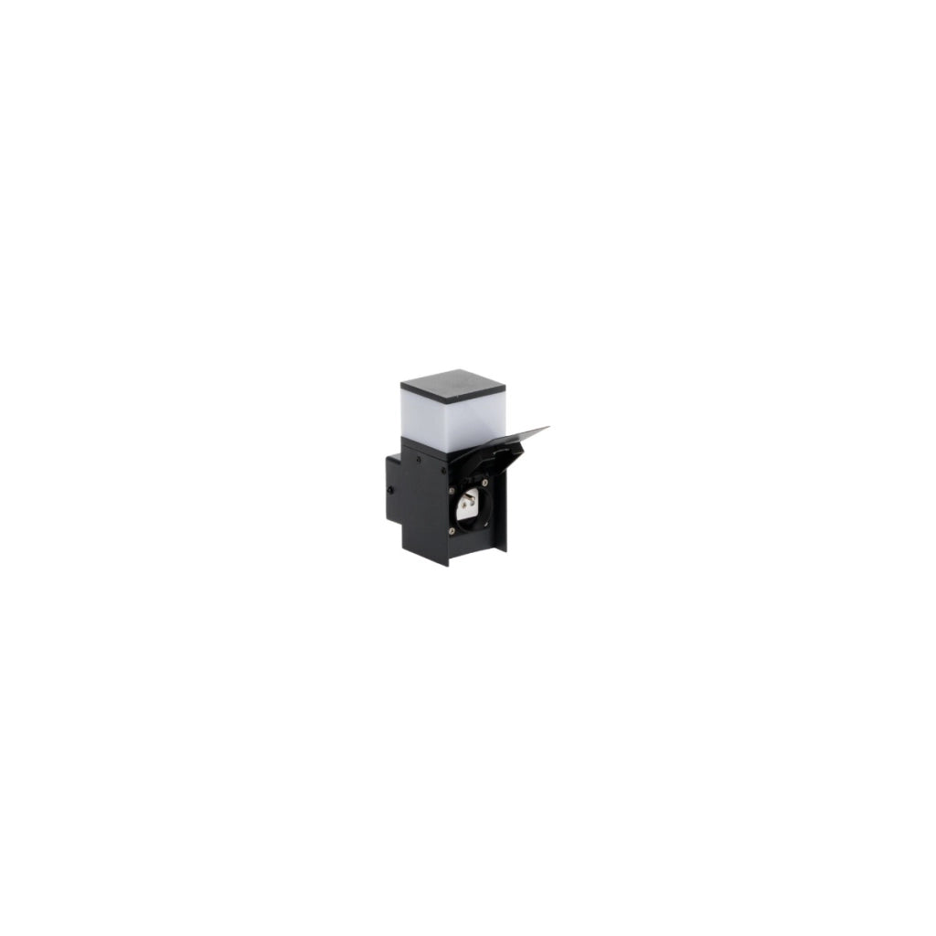 Applique esterno quadrato 16cm nero G9 11W IP44 Kanlux
