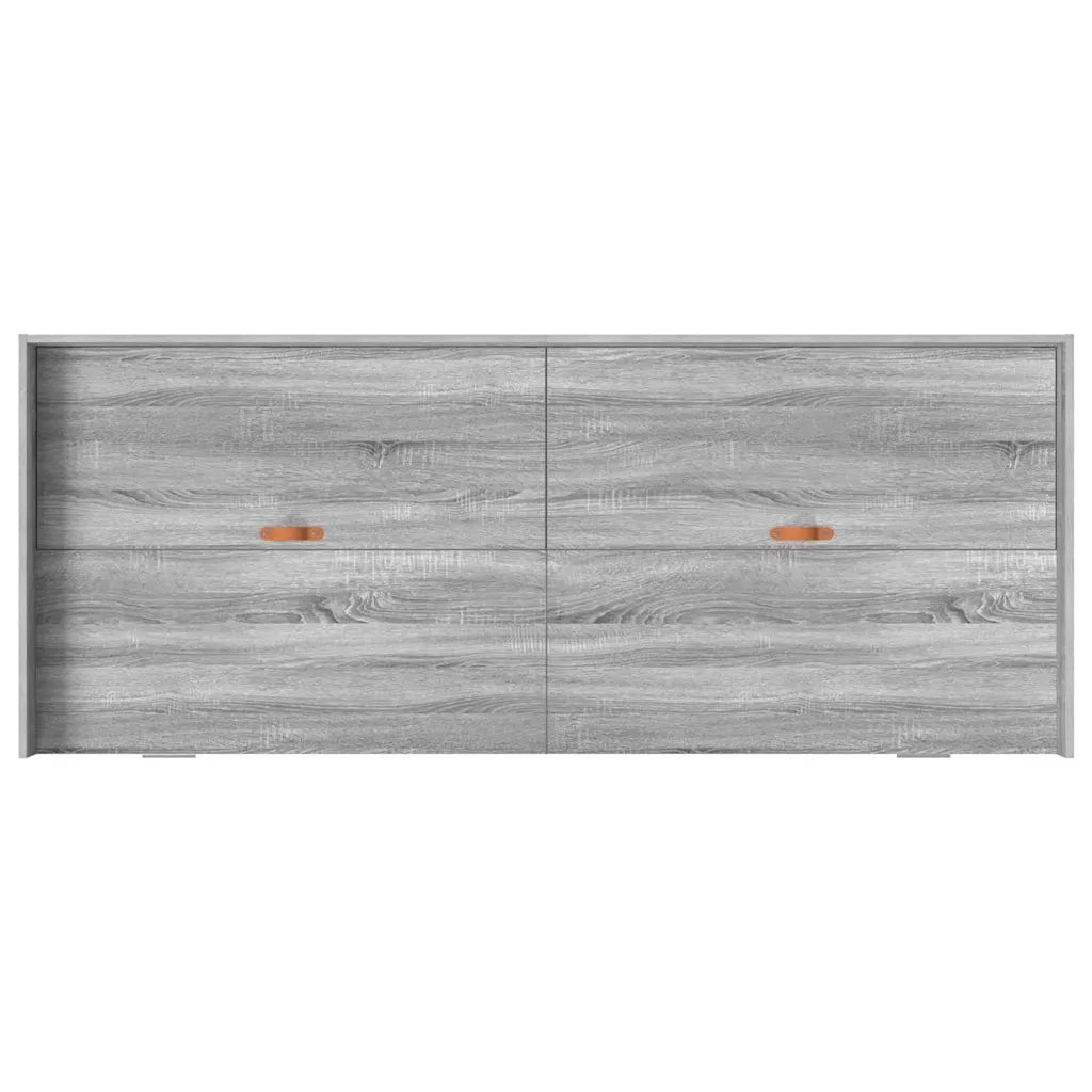 Struttura del letto-Giroletto Grigio Sonoma 80 x 200 cm Legno multistrato 329999