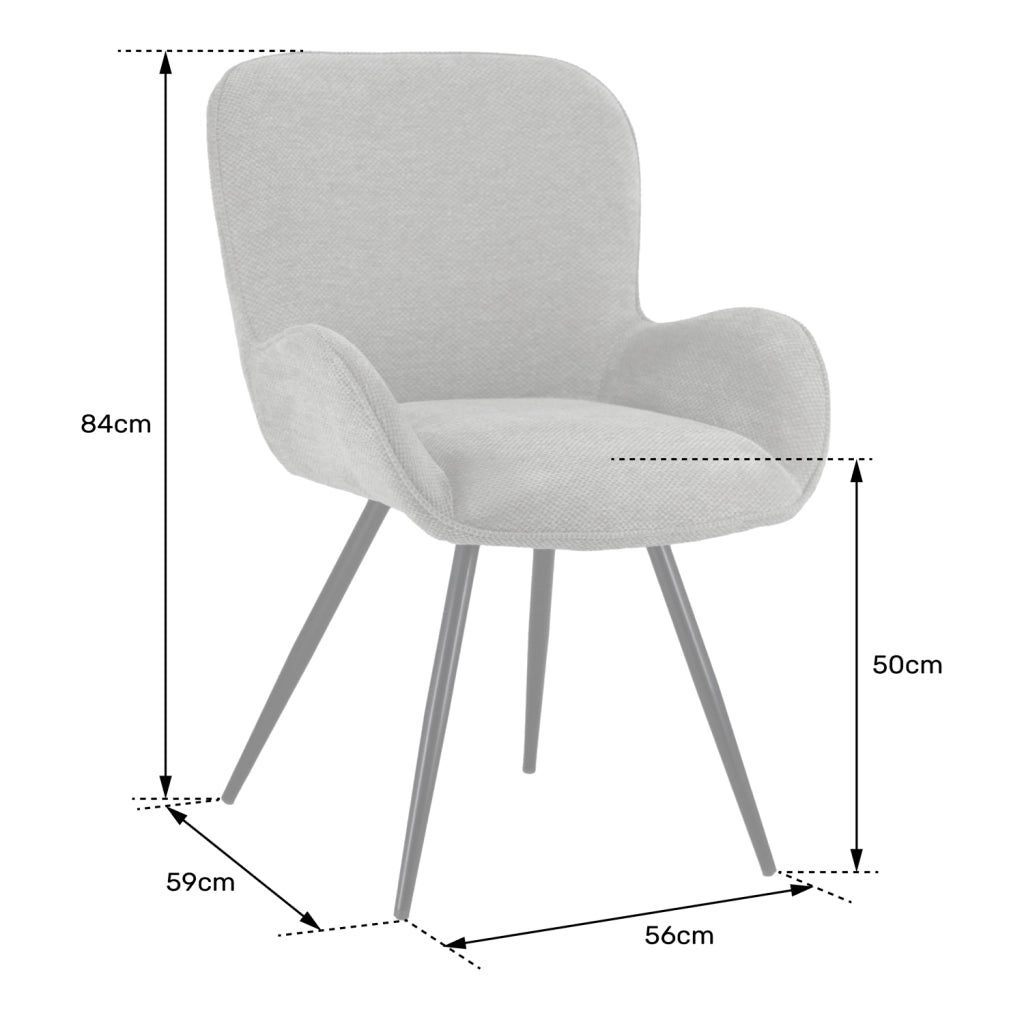 Sedia in ciniglia EVA beige