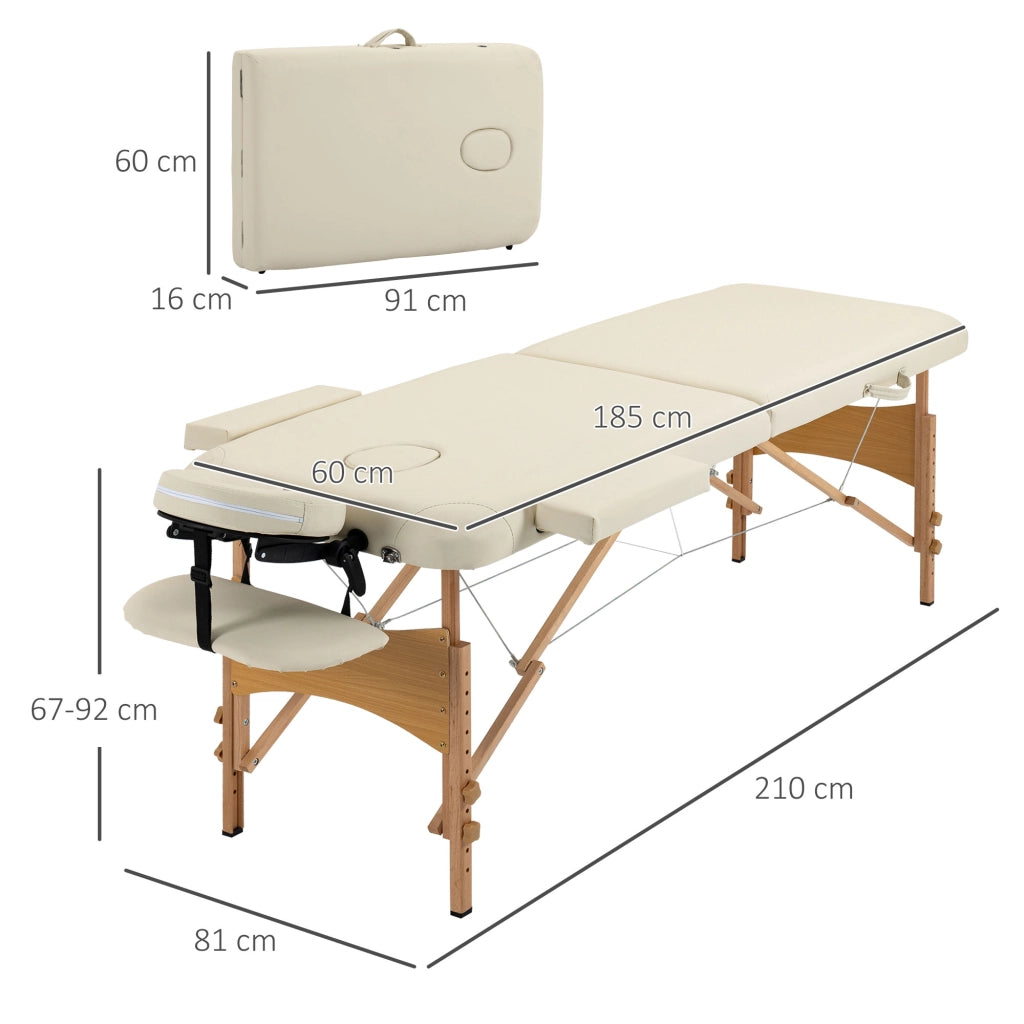 Massagebank reclinabile ¨C Minimal ¨C similpelle crema