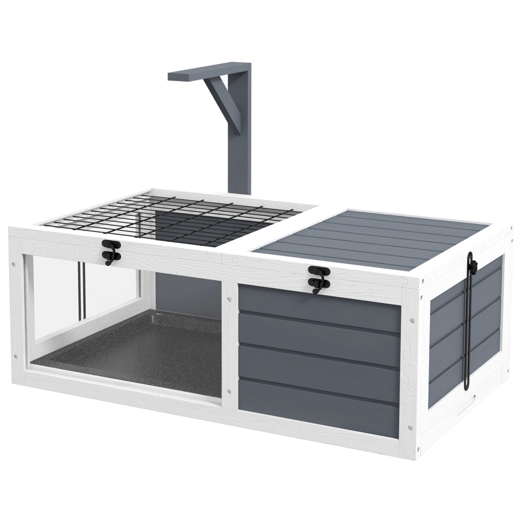 Recinto per Animali Domestici ¨C Minimal ¨C Grigio 81x48x31.5 cm