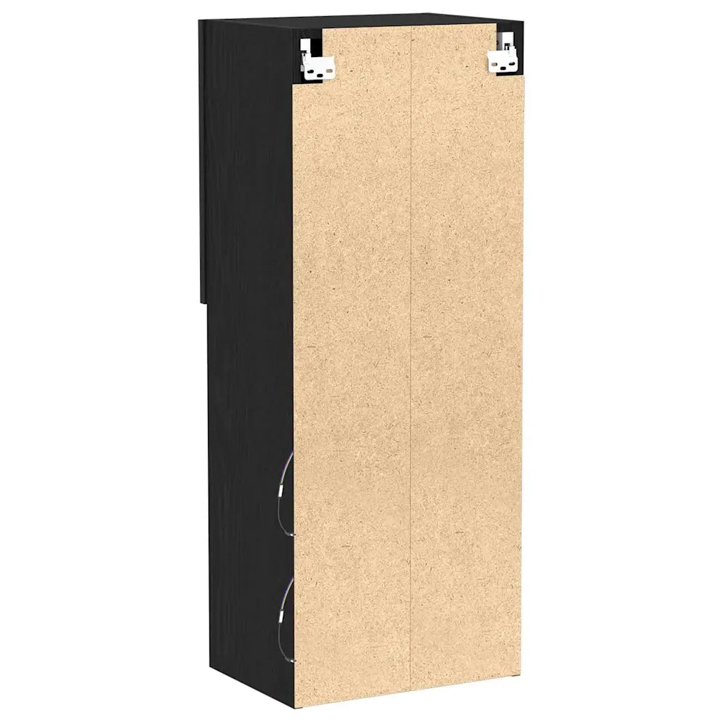 Set mobile TV Rovere Nero 40,5 x 30 x 102 cm Legno multistrato 863089