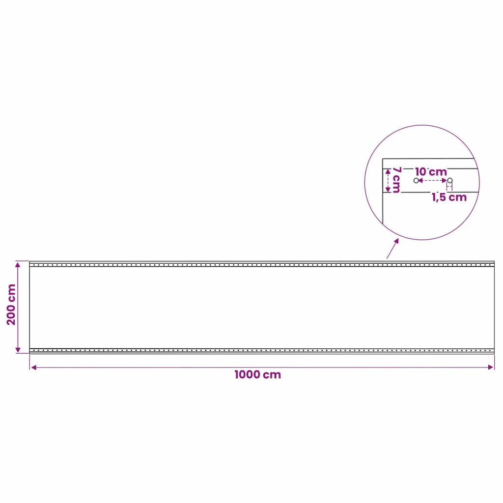 Telo con Occhielli 2 pz Verde 2 x 10 m 260 gsm PE 3429752