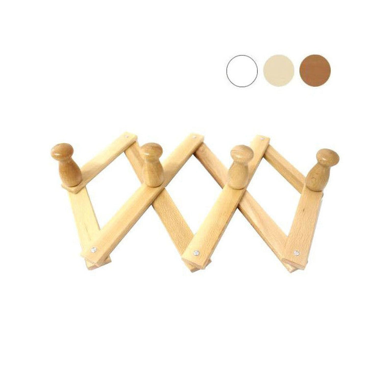Appendiabiti Legno Estens.Posti 10 Bianco Xtra