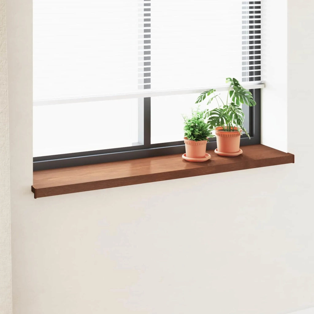 Soglia della Finestra Legno Marrone 120 x 30 x 4,5 cm PVC CFW8599627