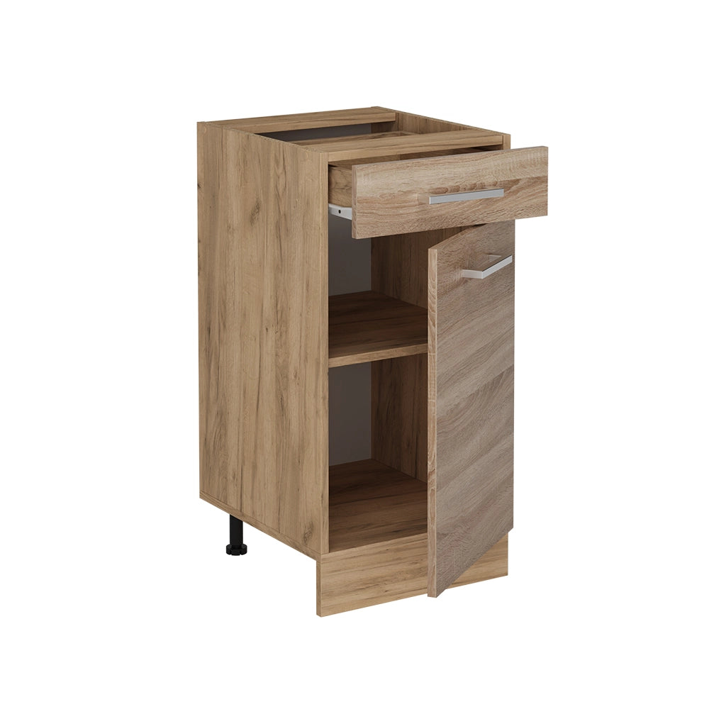 Vicco Mobiletto base per cucina Sonoma 40 cm senza piano di lavoro