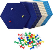 Pannello da parete - decorazione per casa e ufficio - 21 pezzi - bianco/blu