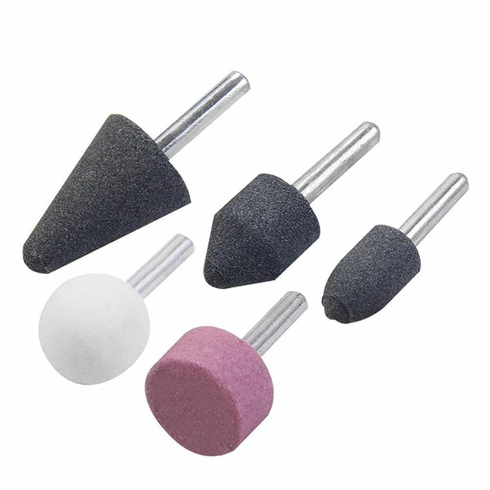 Trade Shop - Set Frese Per Mini Trapano Dremel Dremmel 5 Pezzi Da 6mm Abrasive -