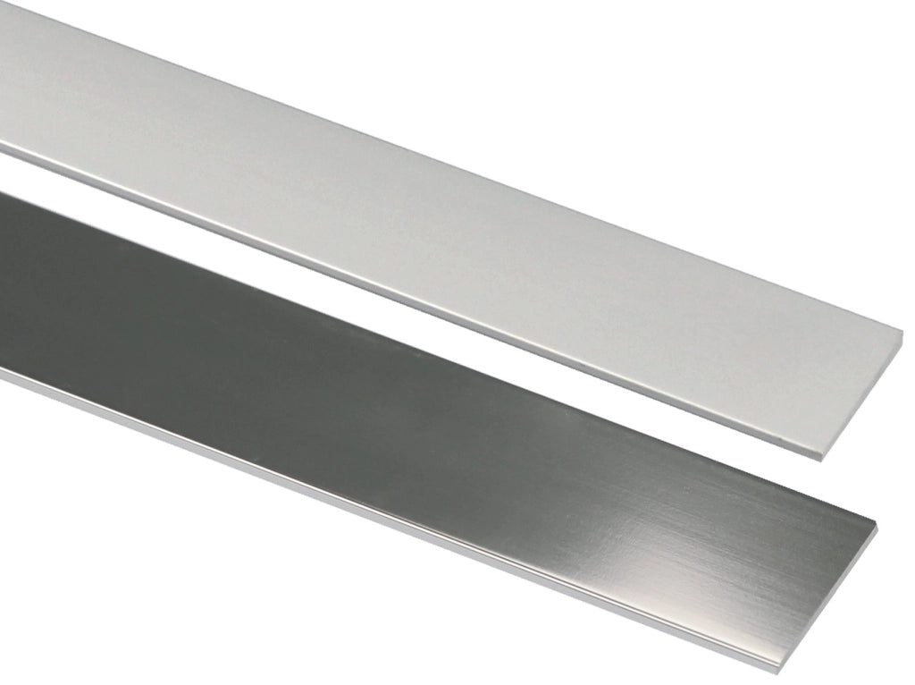PROFILO PER RIVESTIMENTO PIATTO 30x2 mm - lucido - barra 2 mt 755/73 - 10 metrilineari- ARCANSAS