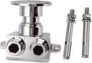 Pedale per Regolazione del Flusso d'Acqua - Idoneo per Cucina/Bagno - Con Funzione Igienica - Incluso Set di Viti - Rubinetto