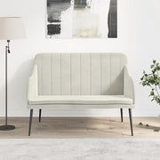 Panca Crema 110x76x80 cm in Velluto 351472