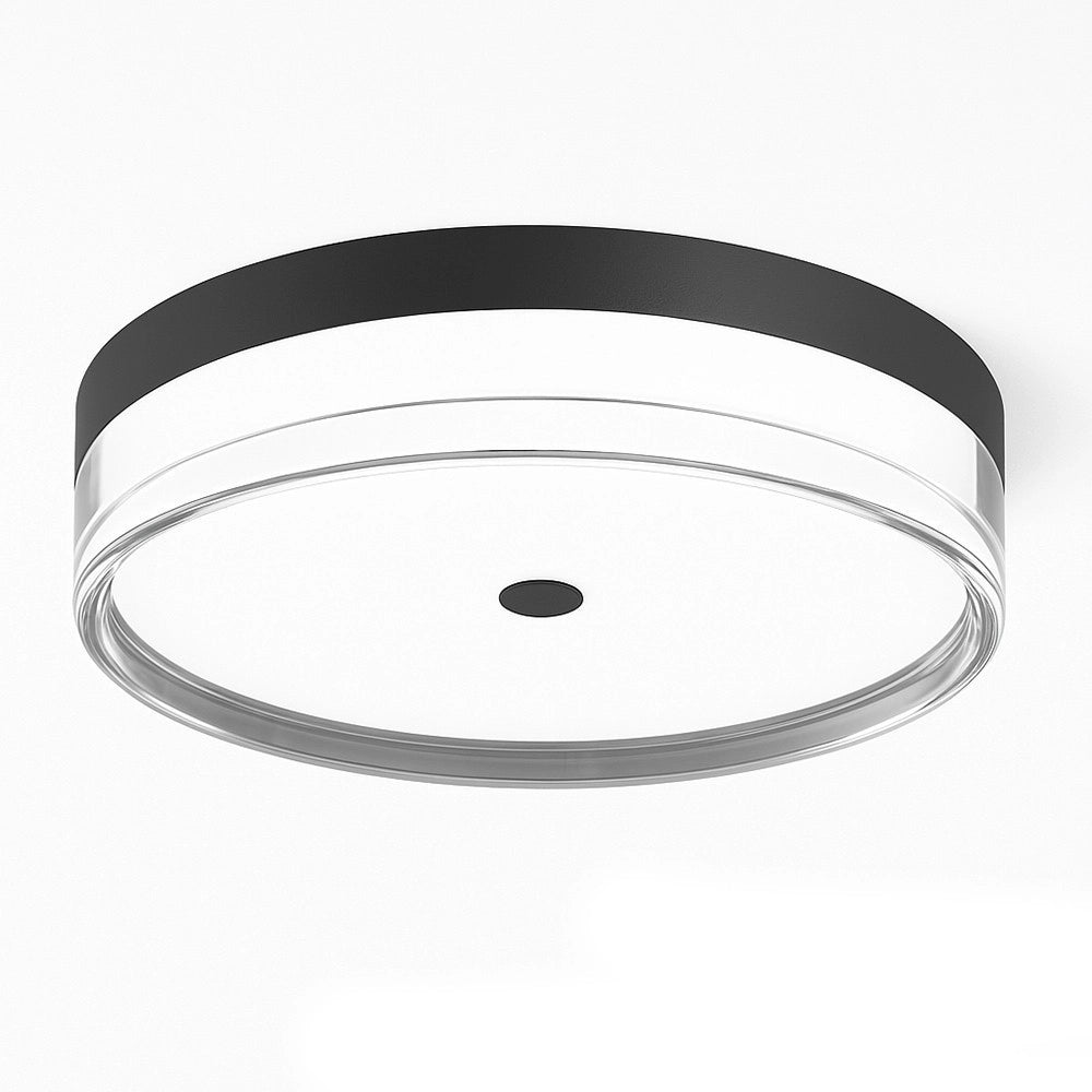 Trade Shop - Plafoniera Led 18w A Soffitto Moderna Tecnologia Cct 3 Tonalità Selezionabili Bl230-3c - Nero